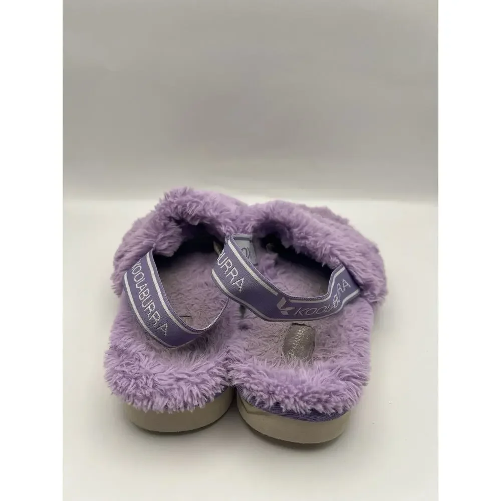 Kookaburra By Ugg Fuzz’n Purple Slippers Kids Size 3